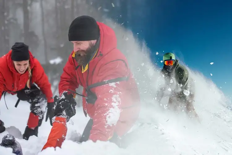 Conduite à tenir pendant une avalanche