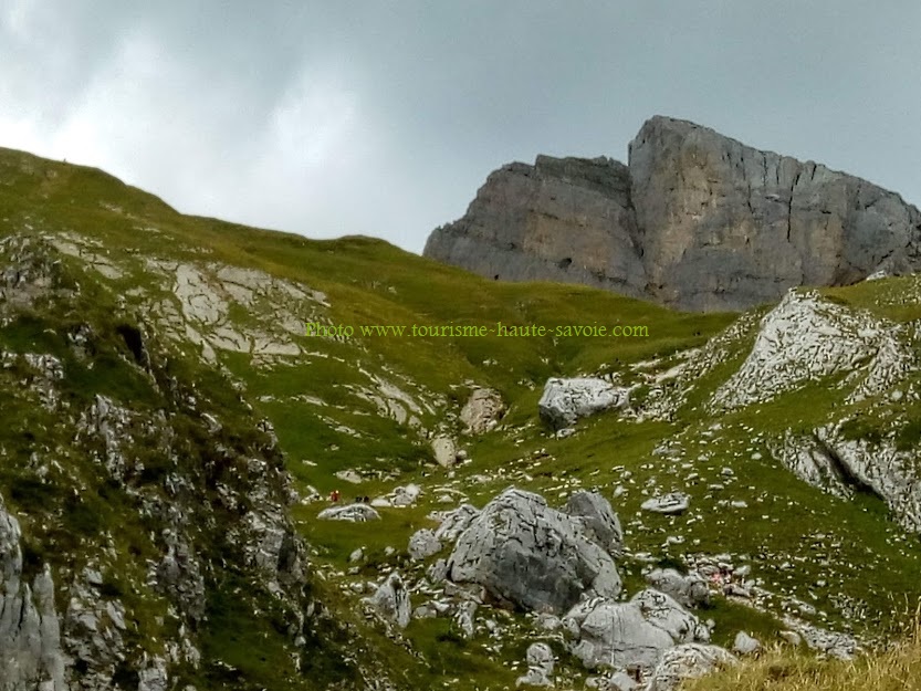Lac de Peyre depuis le Col de la Colombière