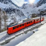 Le train du Montenvers en hiver