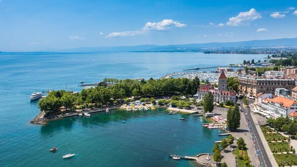 Découverte : plages idylliques du lac Léman