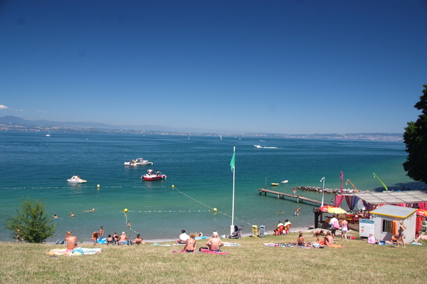 Découverte : plages idylliques du lac Léman