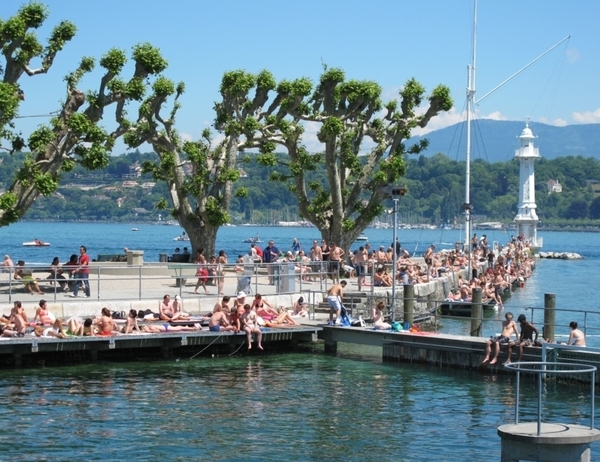 Découverte : plages idylliques du lac Léman