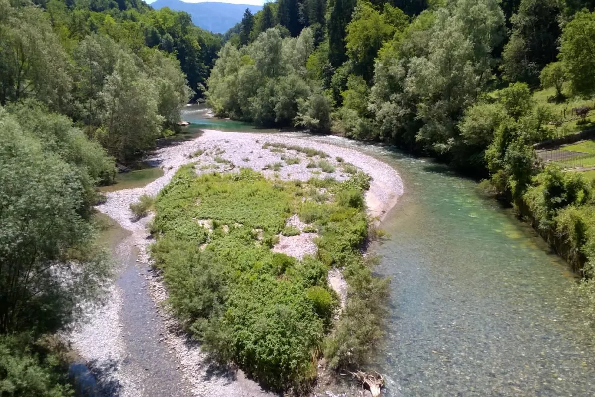 alby-sur-cheran rivière sauvage