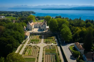 Le chateau de Prangins - Lac Léman