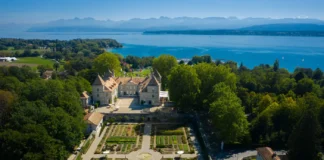 Le chateau de Prangins - Lac Léman