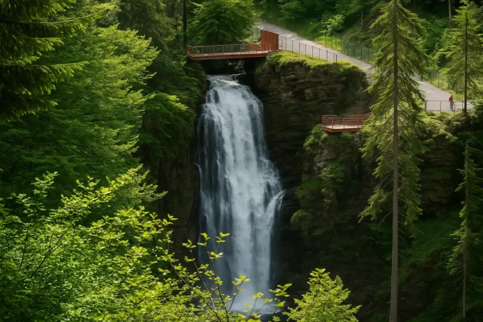 La cascade d'Ardent