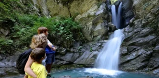 cascade de la belle au bois - Megève - Photo savoie-mont-blanc.com