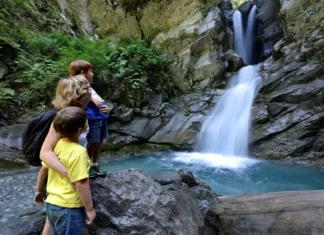 cascade de la belle au bois - Megève - Photo savoie-mont-blanc.com