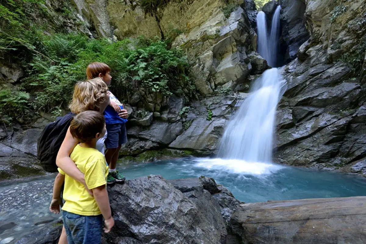 cascade de la belle au bois - Megève - Photo savoie-mont-blanc.com