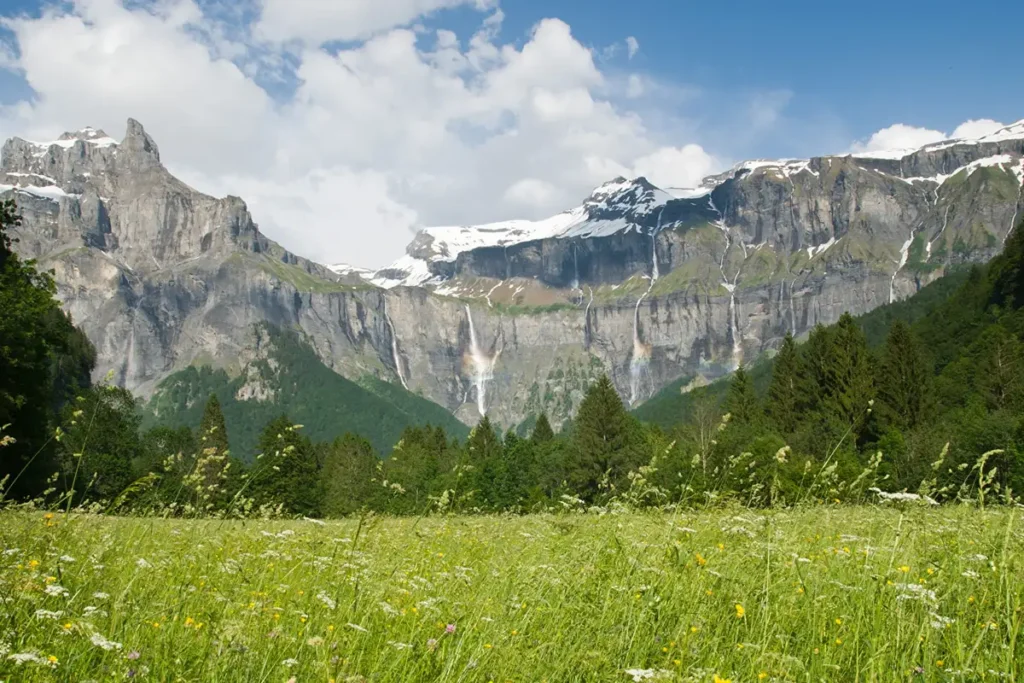 Les cascades du cirque du Fer à Cheval