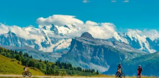 vue depuis le col de joux plane