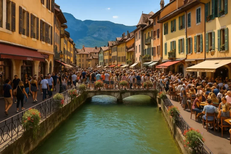 sur fréquentation a Annecy