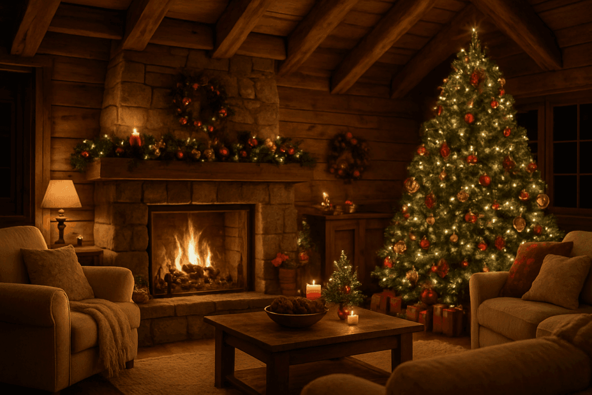 Ambiance chalet pour Noël : 16 astuces pour transformer votre intérieur sans tout changer