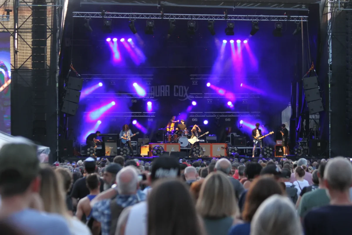 Concert during the Morzine-Avoriaz Harley Days 