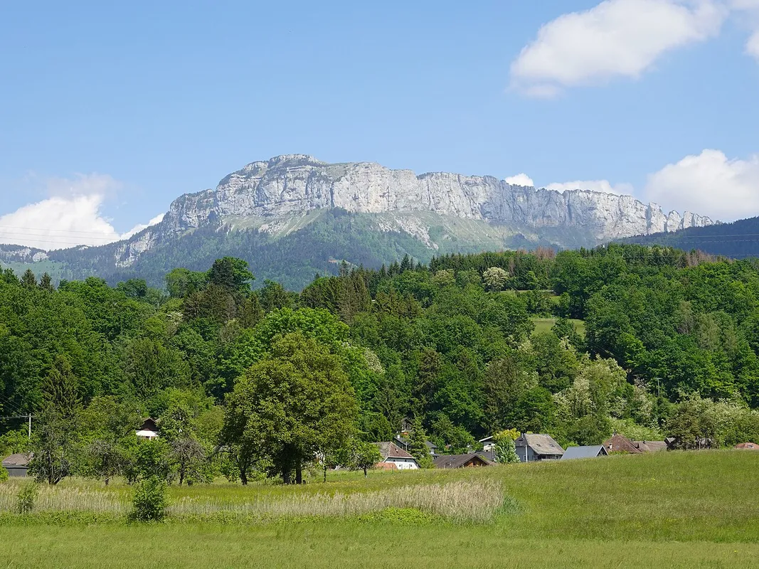 Le Parmelan depuis Villaz