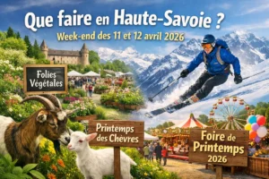Que faire en Haute-Savoie le week-end des 11 et 12 avril 2026