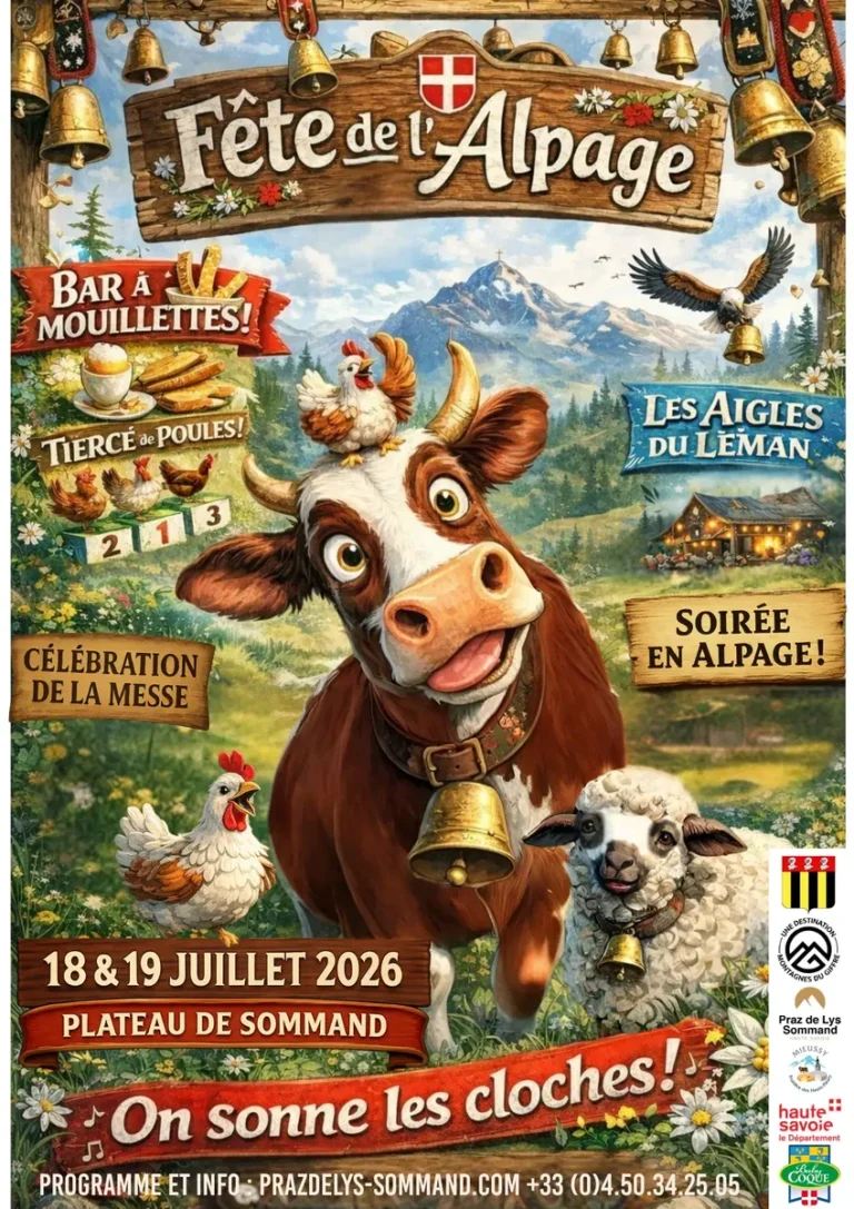 Affiche Fête de l'Alpage Sommand