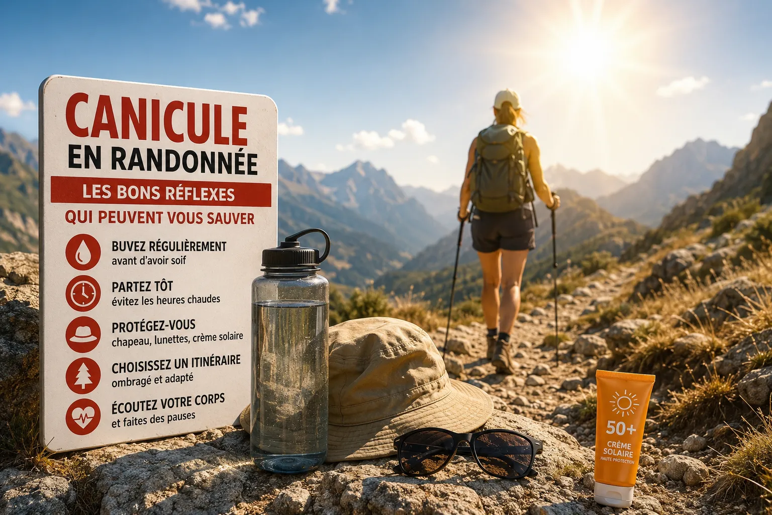 randonnee sous la canicule