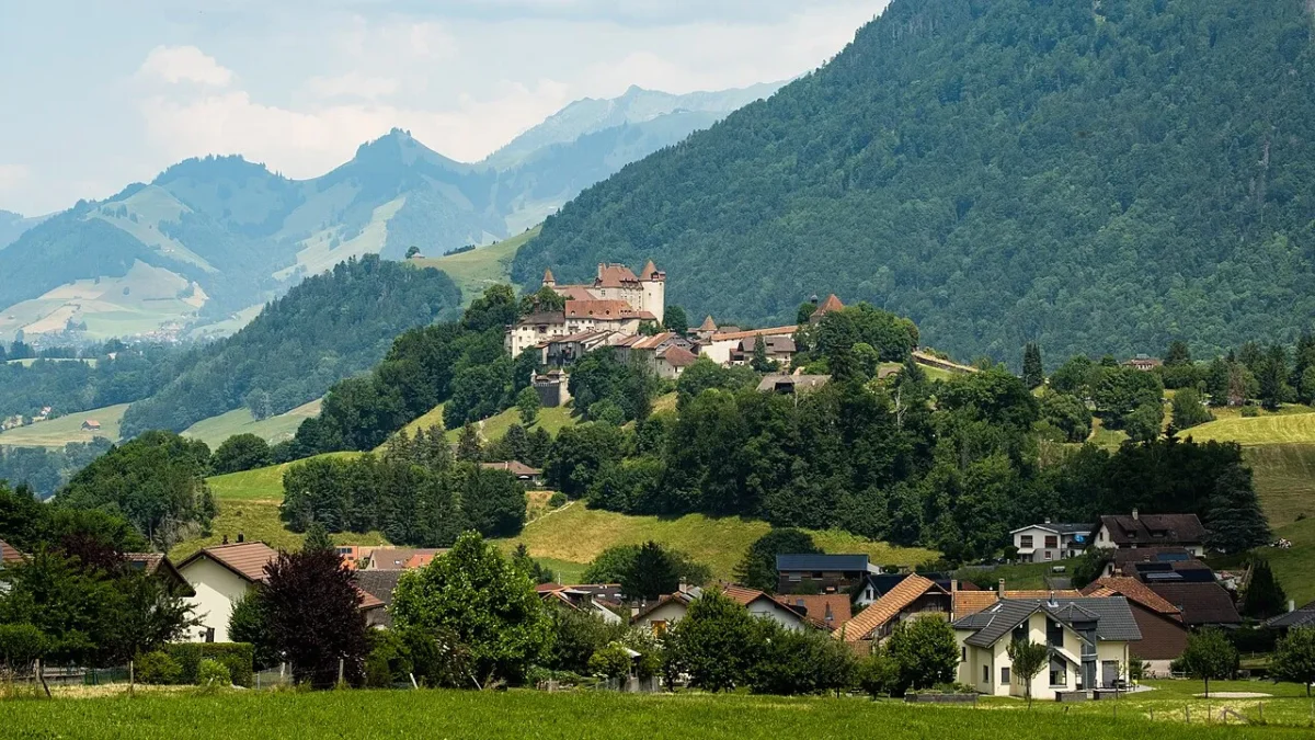 Le chateau de Gruyères et la cité médiévale