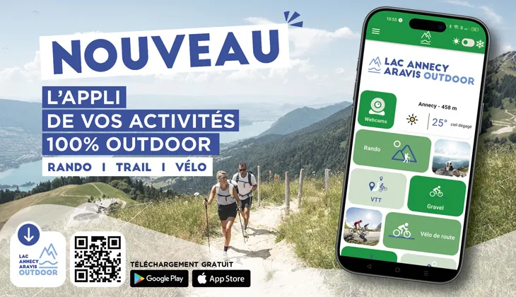 La nouvelle application Lac Annecy Aravis Outdoor