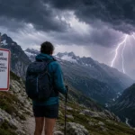 orage en montagne