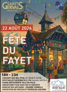 Fête du Fayet 2026 : une grande soirée festive et familiale ce samedi 22 août