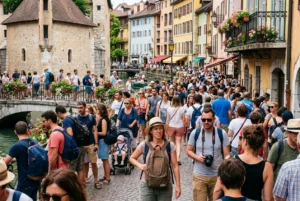 « On a l’impression d’être à Disney » : à Annecy, les touristes agacés par… les autres touristes !