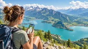 eSIM en Haute-Savoie : le guide pour rester connecté dans les Alpes